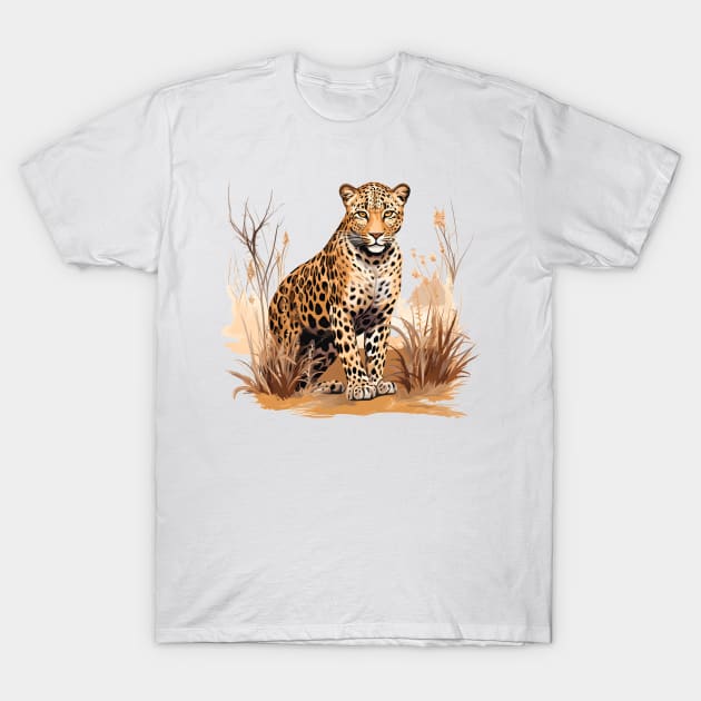 African Leopard T-Shirt by zooleisurelife